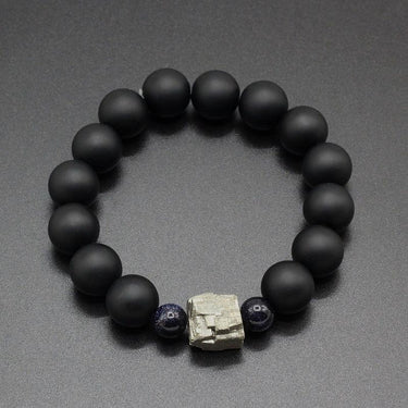 Unique Pyrite Meteorite Natural Guardian Stone Bracelet